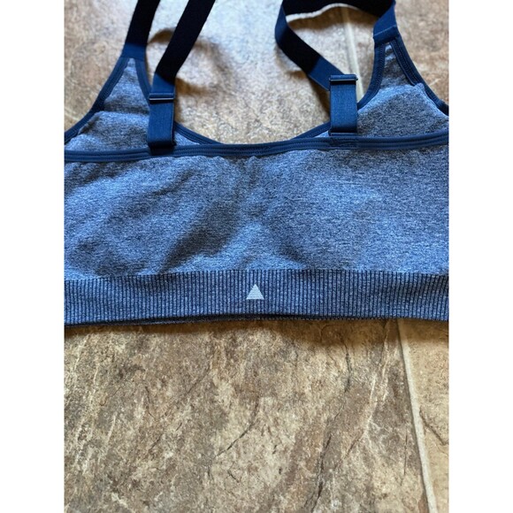Vitality Formation Scoop Bra Navy Heather Size Large - Picture 9 of 10